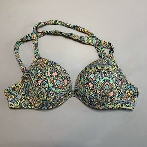 Victoria’s Secret floral pattern pushup bi…